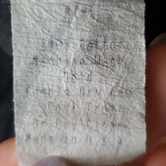 Jodi Arnold Mint black denim pencil skirt, 100% cotton, Made in USA - Picture 6 of 8